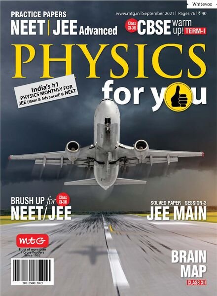 Physics For You – September 2021 Cover
