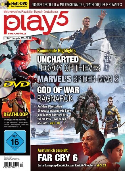 Play5 – November 2021 Cover