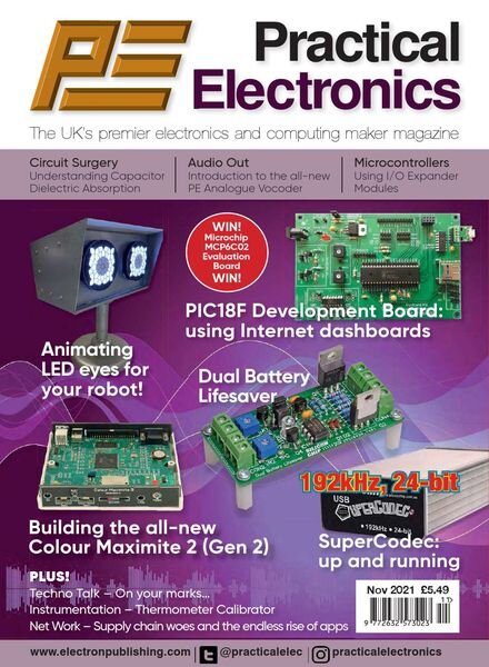 Practical Electronics – November 2021 Cover