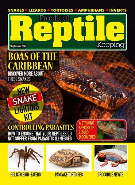 Practical Reptile Keeping – September 2021 Cover