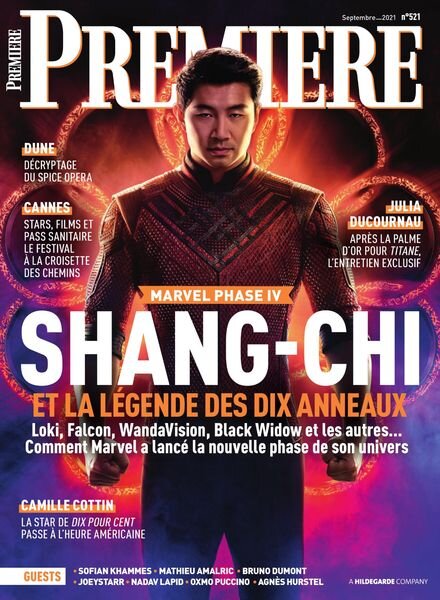 Premiere – Septembre 2021 Cover