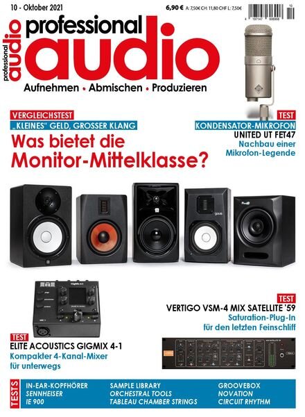 Professional Audio – Oktober 2021 Cover
