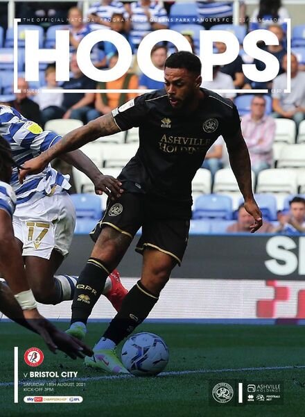 QPR Official Programmes – QPR v Bristol City – 18 September 2021 Cover