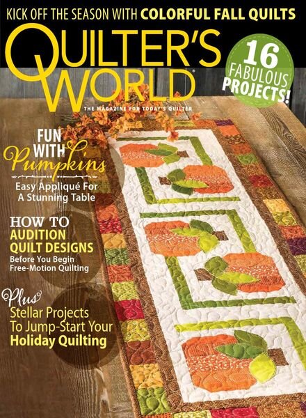 Quilter’s World – Autumn 2020 Cover