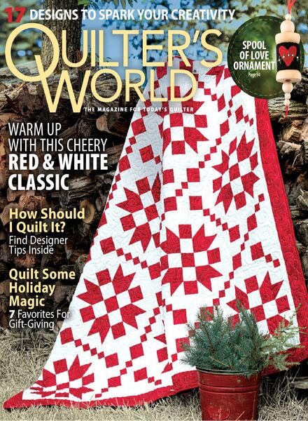 Quilter’s World – December 2021 Cover
