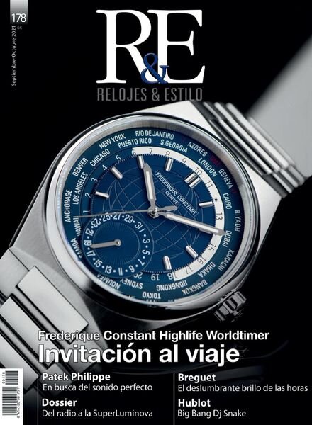 R&E-Relojes & Estilograficas – septiembre 2021 Cover