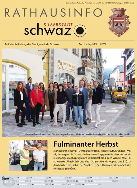 Rathausinfo – September 2021 Cover