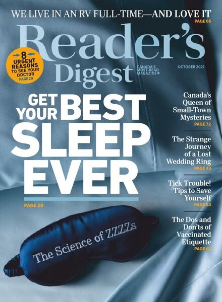 Reader’s Digest Canada – October 2021 Cover