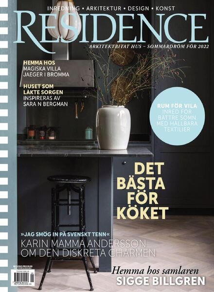 Residence – september 2021 Cover
