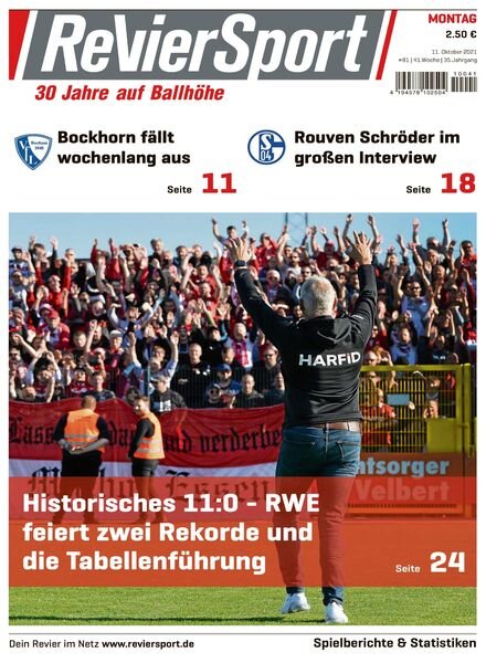 RevierSport – 11 Oktober 2021 Cover