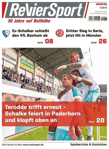 RevierSport – 13 September 2021 Cover