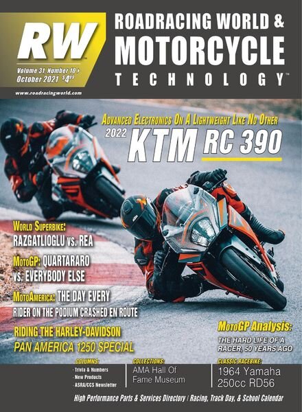 Roadracing World – October 2021 Cover