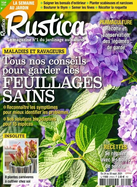 Rustica – 24 Septembre 2021 Cover