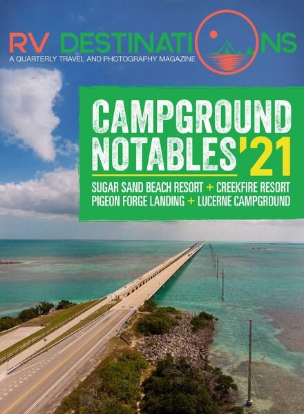 RV Destinations Magazine – 2021 Campground Notables Cover