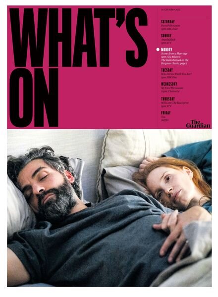 Saturday Guardian – What’s On – 09 October 2021 Cover