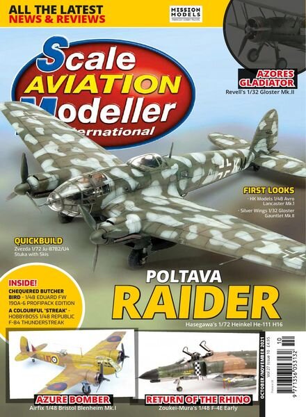 Scale Aviation Modeller International – October-November 2021 Cover