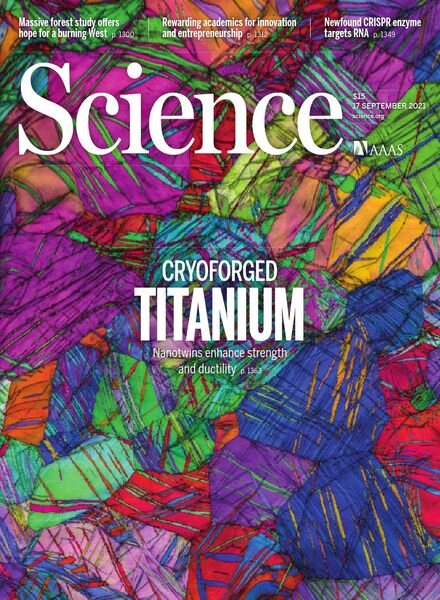 Science – 17 September 2021 Cover