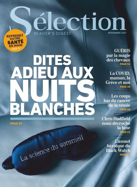 Selection du Reader’s Digest Canada – novembre 2021 Cover