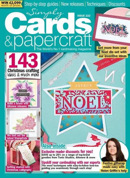 Simply Cards & Papercraft – Issue 222 – September 2021 Cover