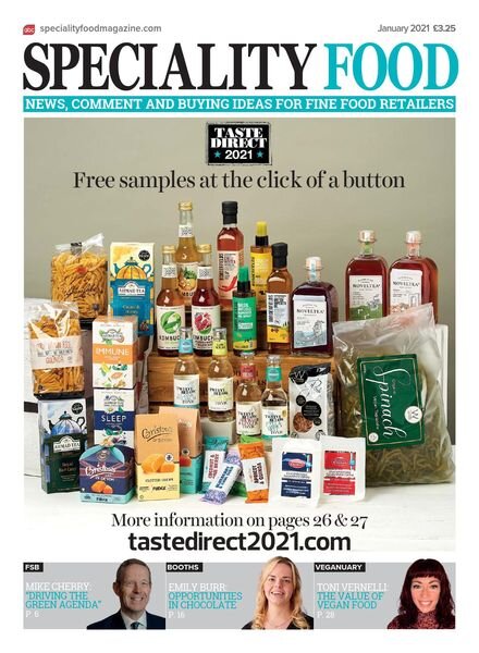 Speciality Food – January 2021 Cover