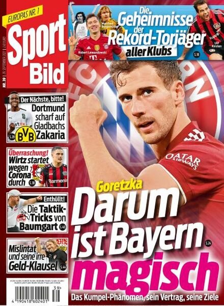 Sport Bild – 29 September 2021 Cover