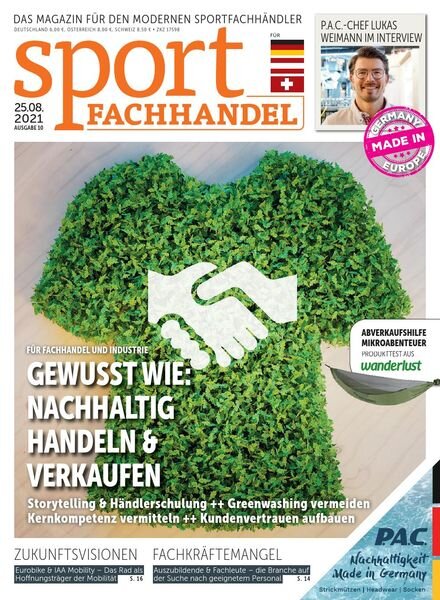 SportFachhandel – Nr.10 2021 Cover