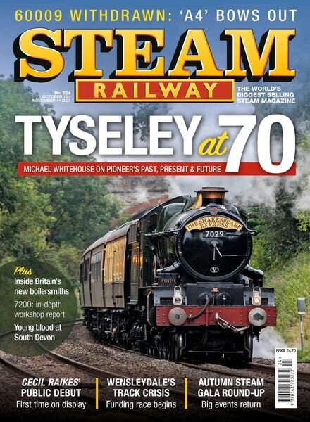 Steam Railway – October 2021 Cover
