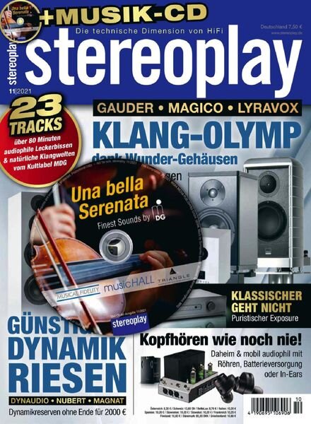 Stereoplay – November 2021 Cover