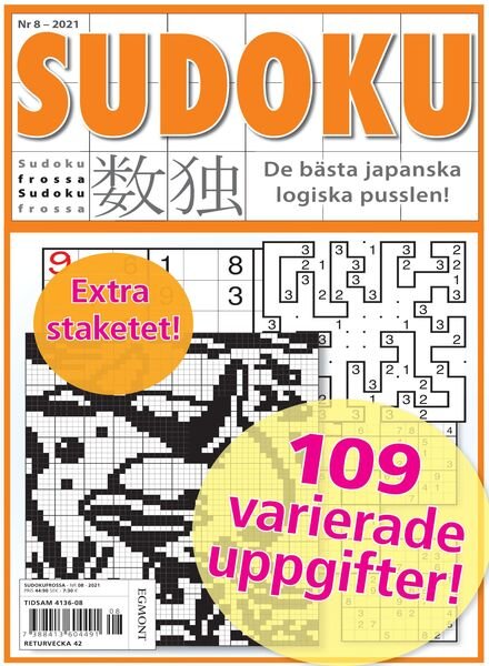 Sudoku Frossa – 16 september 2021 Cover