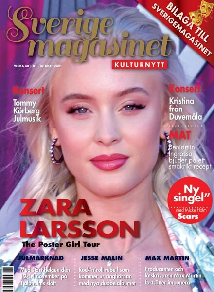 Sverigemagasinet Kulturnytt – oktober 2021 Cover