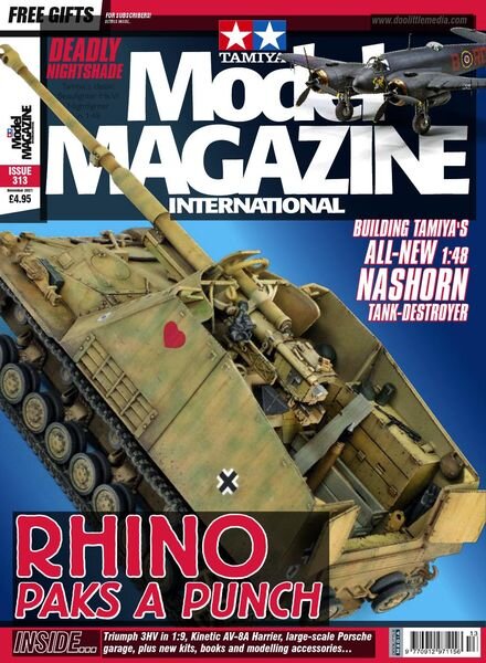 Tamiya Model Magazine – Issue 313 – November 2021 Cover