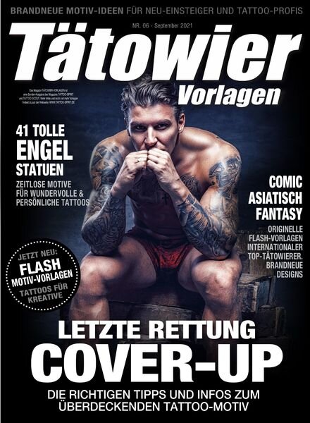 Tatowier Vorlagen – Oktober 2021 Cover