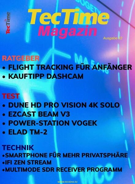 TecTime Magazin – Nr.32 2021 Cover
