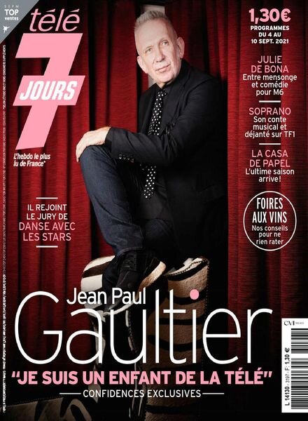 Tele 7 Jours – 04 septembre 2021 Cover