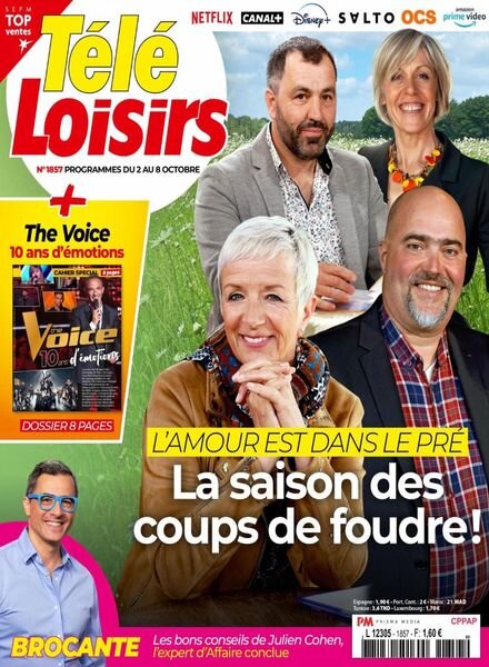 Tele Loisirs – 27 Septembre 2021 Cover