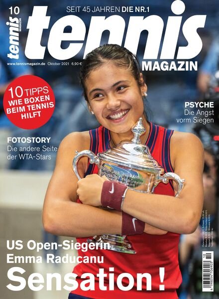 tennis Magazin – Oktober 2021 Cover