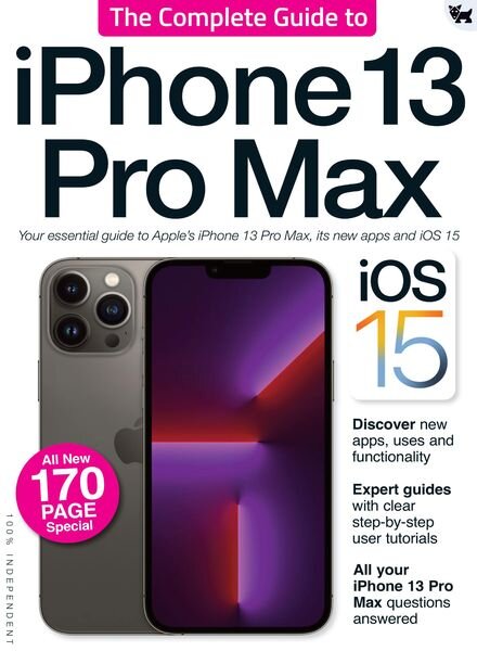 The Complete Guide to iPhone 13 Pro Max – September 2021 Cover