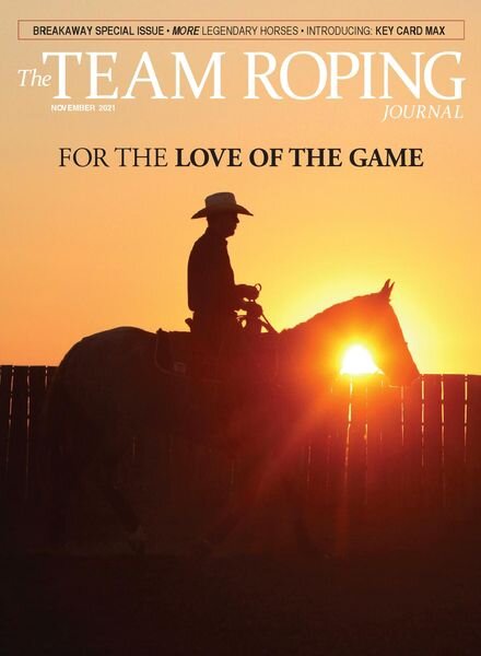 The Team Roping Journal – November 2021 Cover
