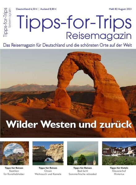 Tipps for Trips – August 2021 Cover