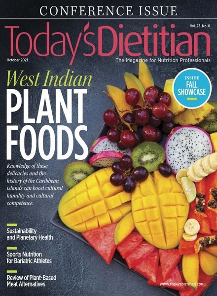 Today’s Dietitian – October 2021 Cover