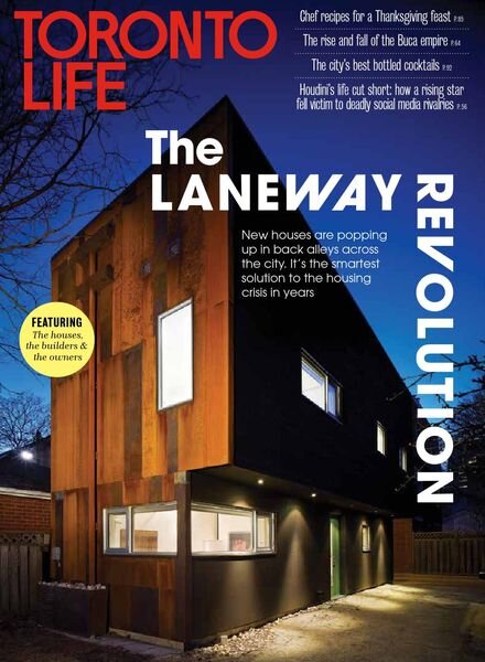Toronto Life – October 2021 Cover