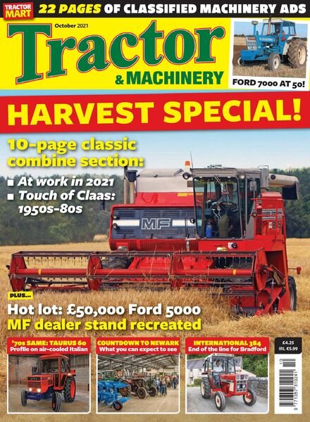 Tractor & Machinery – October 2021 Cover