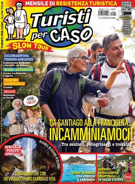 Turisti per Caso Slow Tour – settembre 2021 Cover