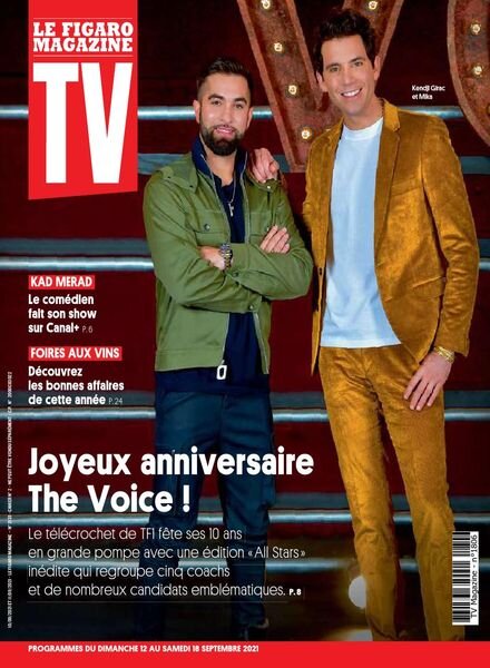 TV Magazine – 12 Septembre 2021 Cover