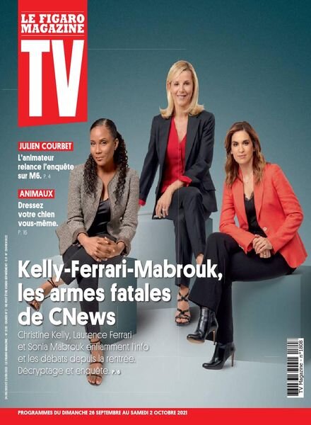TV Magazine – 26 Septembre 2021 Cover