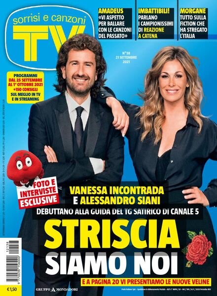 TV Sorrisi e Canzoni – 21 Settembre 2021 Cover