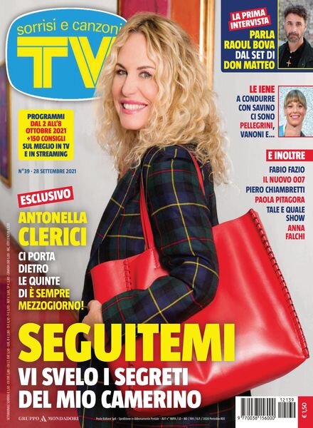 TV Sorrisi e Canzoni – 28 settembre 2021 Cover