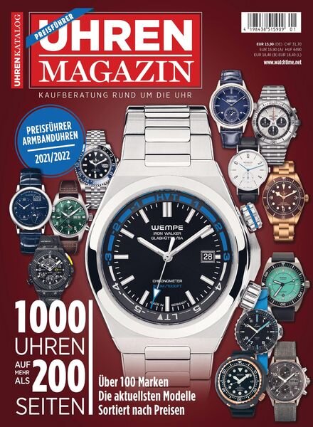 Uhren Magazin – September 2021 Cover