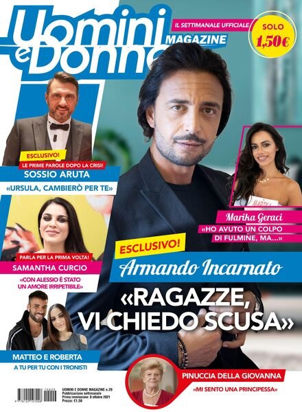 Uomini e Donne magazine – 08 ottobre 2021 Cover