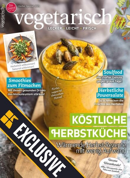 Vegetarisch fit – September 2021 Cover